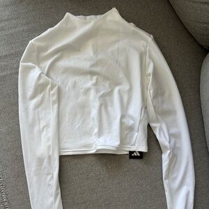 Adidas Aeroready long sleeve crop top
